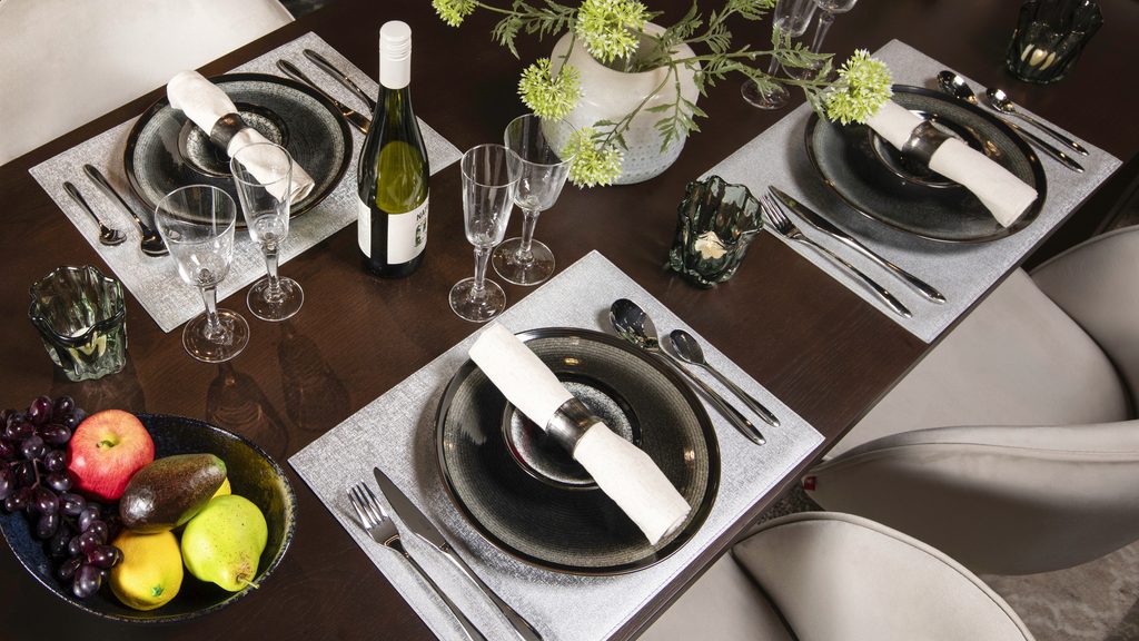 cutlery and glassware